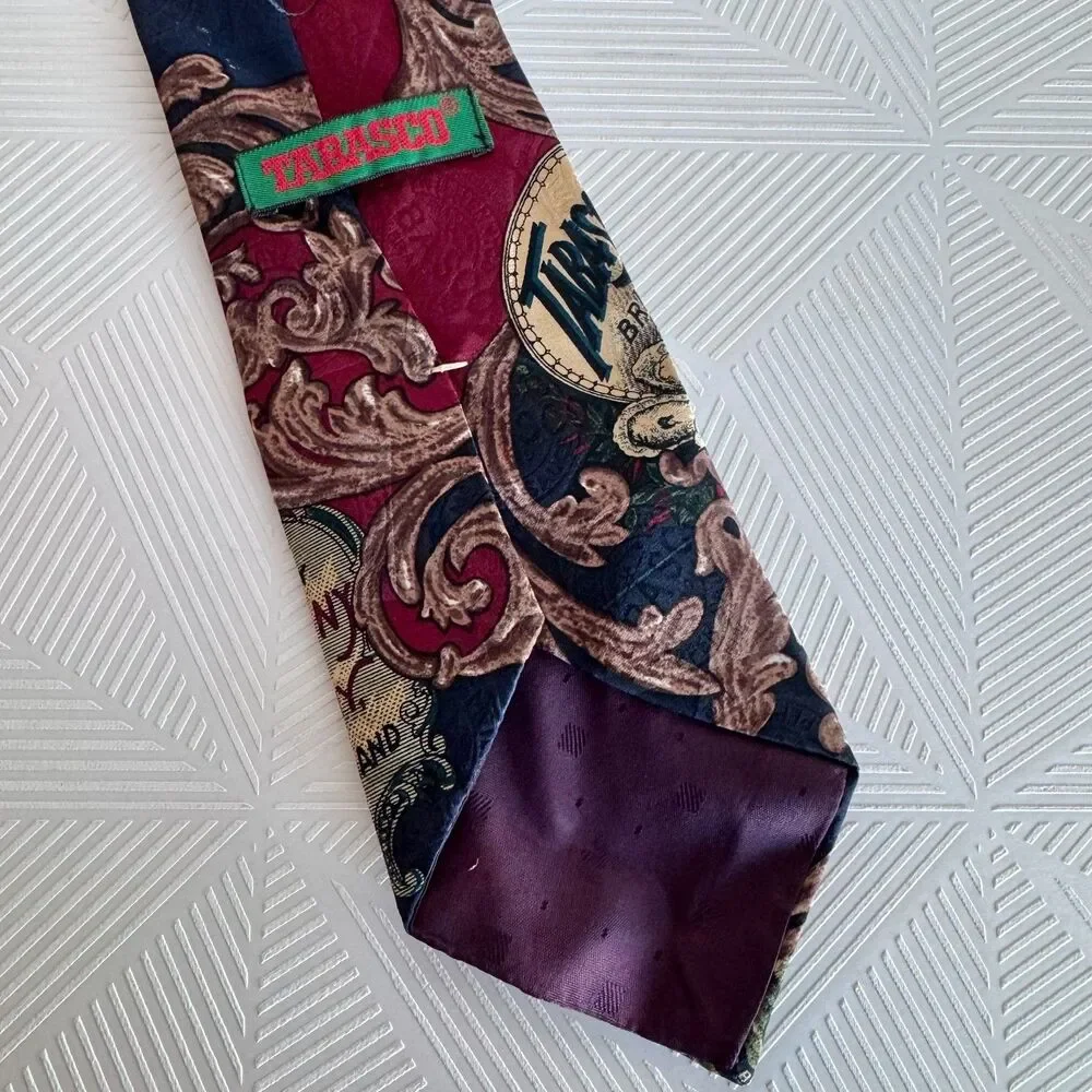 Tabasco Brand Oysters Men's Tie Necktie Long 65